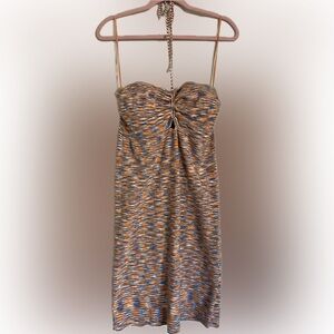 American Eagle dress with keyhole and neck tie